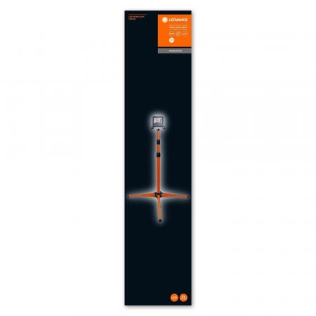LEDVANCE LED WORKLIGHT 20W 840 4000K IP65 Floodlight mit Stativ grau/orange