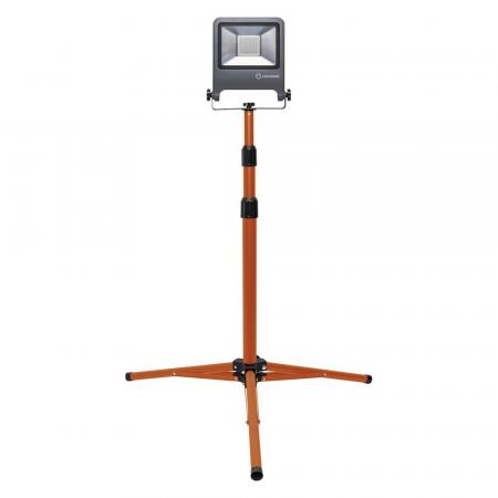 LEDVANCE LED WORKLIGHT 50W 840 4000K IP65 Floodlight mit Stativ grau/orange - Baustellenstrahler