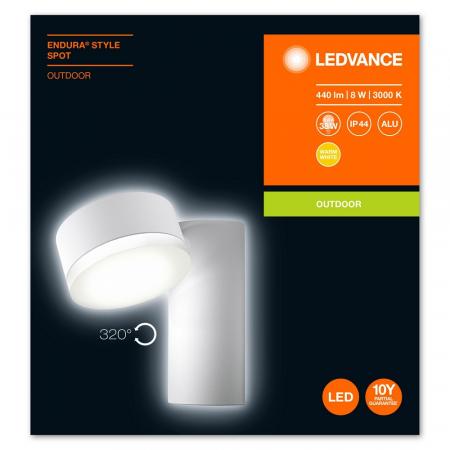 Aktion: Nur noch angezeigter Bestand verfügbar - LEDVANCE ENDURA STYLE Spot Round 8W Weiß -
