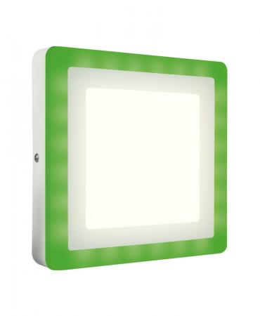 Dimmbare quadratische LED Wand- und Deckenleuchte mit Farbwechsel und Fernbedienung 20x20cm von  LEDVANCE