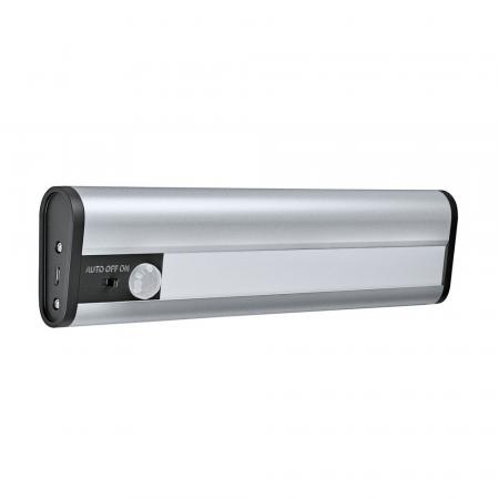 Mobile LEDVANCE LED Lichtleiste Linear mit USB und Batteriebetrieb Unterbauleuchte mit Bewegungsmelder - batteriebetrieben