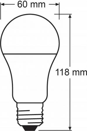 3er Sparpack E27 leistungsstarke OSRAM VALUE CLASSIC A 100 LED Lampen matt 13W wie 150W kaltweißes Licht