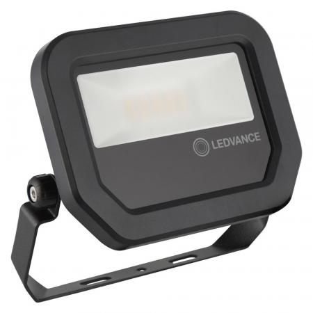 Tageslichtweiß LED-Fluter LEDVANCE 10W 6500K Arbeitsbeleuchtung schwarz