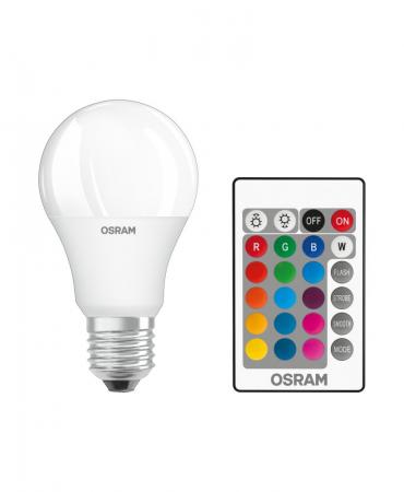OSRAM E27 LED Lampe STAR+ dimmbar Farbtemperatur Wechsel mit Fernbedienung 9W wie 60W warmweiß RGBW