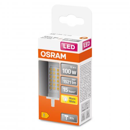 OSRAM R7S LED Stablampe 78 mm 11,5W wie 100W warmweiß 2700K