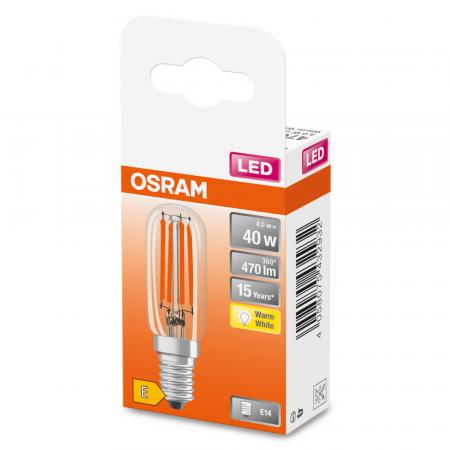 OSRAM E14 LED STAR SPECIAL T26 Lampe klar 4W wie 40W warmweißes Licht