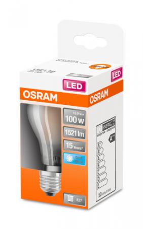 Leistungsstarke OSRAM E27 LED Lampe STAR matt 10W wie 100W neutralweißes Licht Bürolicht