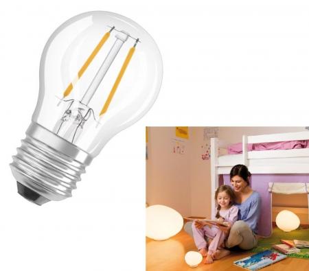 OSRAM E27 LED STAR FILAMENT Lampe klar 2,5W wie 25W neutralweißes Licht