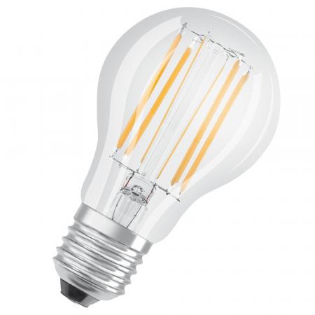 OSRAM LED Lampe E27 in Glühlampenform FILAMENT klar dimmbar 7,5W wie 75W neutralweiße Beleuchtung