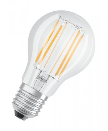 OSRAM E27 LED SUPERSTAR FILAMENT Lampe klar dimmbar Glühlampenform 7,8W = 75W warmweiße helle Wohnungsbeleuchtung