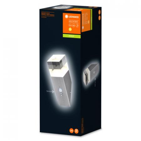 Ledvance ENDURA Style Crystal Torch Sensor Wandleuchte 5W Warmweiß