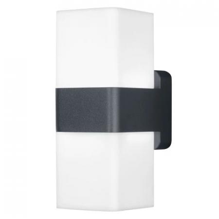 LEDVANCE SMART+ Outdoor WiFi Wandleuchte CUBE Updown RGBW Farbwechsel IP44 App- & Sprachsteuerung