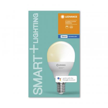 Aktion: Nur noch angezeigter Bestand verfügbar - LEDVANCE SMART+ LED E14 Tropfen Bluetooth wie 40W warmweiss