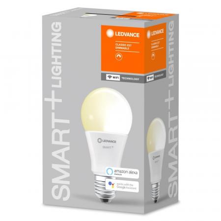 LEDVANCE SMART+ Wifi Classic E27 Leuchtmittel dimmbar 9,5W warmweiss