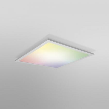 Multicolor LED-WiFi Decken- und Wandpanel LEDVANCE SMART+ Planon Plus Aufbau Panel Rahmenlos RGBW weiss 45x45cm