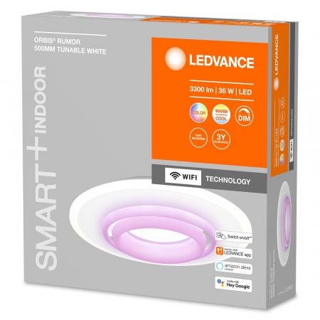 LEDVANCE SMART+ WIFI Orbis Rumor 54cm Deckenleuchte RGB