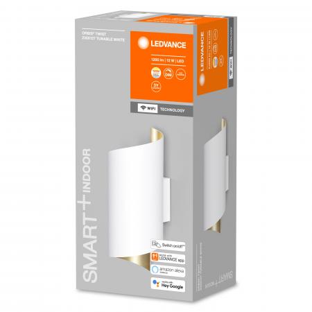 LEDVANCE SMART+ WIFI Orbis Wandleuchte Twist Tubanle White