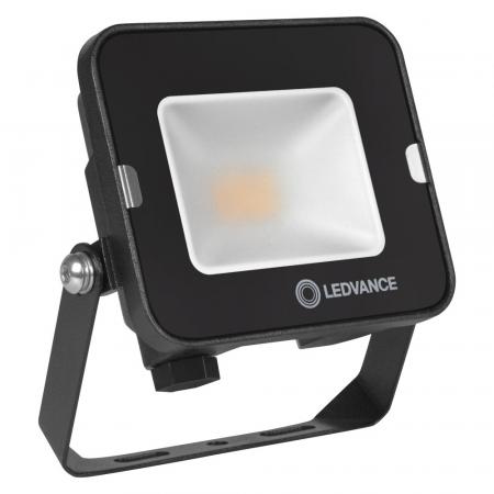 LEDVANCE Kompakter LED Fluter 10W 4000K neutralweißes Licht IP65 in Schwarz