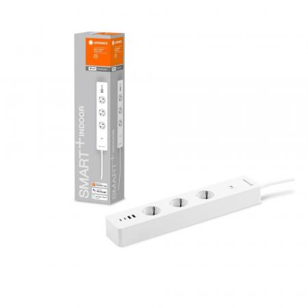 LEDVANCE smarte WiFi 3-fach Steckdosenleiste MULTI POWER mit 4 USB Anschlüssen