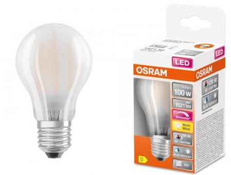 OSRAM E27 LED SUPERSTAR PLUS Lampe HD LIGHTING mattiert dimmbar 11W wie 100W warmweißes Licht & hohe Farbwiedergabe