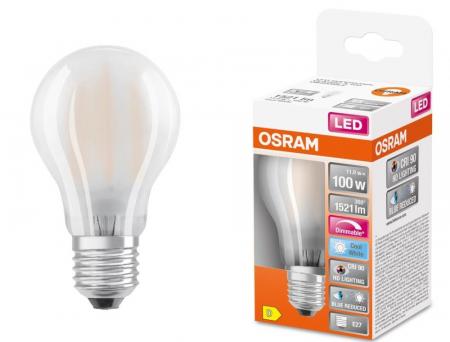 OSRAM E27 LED Lampe SUPERSTAR PLUS HD LIGHTING matt dimmbar 11W wie 100W neutralweißes Licht & hohe Farbwiedergabe