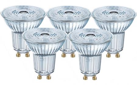 5er Pack OSRAM GU10 PARATHOM PAR16 LED Strahler dimmbar 4,5W wie 50W 36° 4000K neutralweiß