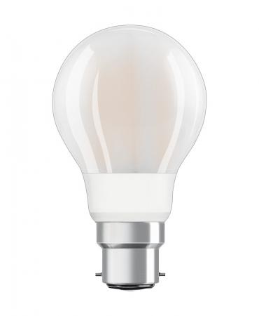 LEDVANCE Matte smarte WiFi B22d LED Lampe warmweiß dimmbar mit Bajonettsockel