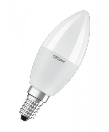 2er Pack OSRAM E14 LED Kerzenlampen + RGBW Farbwechsel dimmbar Fernbedienung 5,5W wie 40W warmweißes Licht