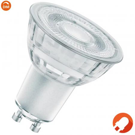 Osram GU10 LED Strahler Superstar Plus PAR16 HD LIGHTING 36° dimmbar 2700K 4,7W wie 50W CRI90  - sehr gute Farbwiedergabe