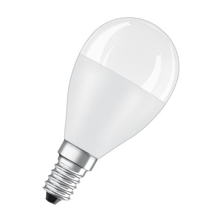 3er Pack OSRAM E14 LED Lampe in Tropfenform matt 7,5W wie 60W warmweißes Licht 3000K