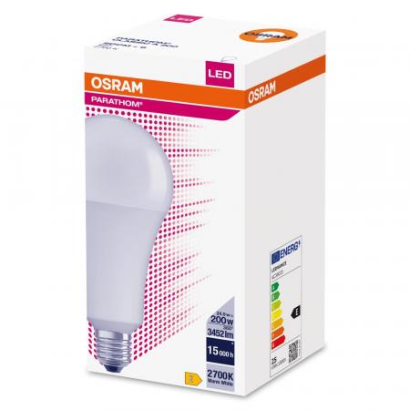 EXTREM starke OSRAM E27 PARATHOM LED Lampe opalweiß mattiert 24,9W wie 200W warmweißes Licht