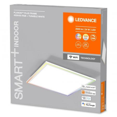 LEDVANCE WiFi Smart+ WiFi LED Panel Planon Frame 45x45cm mit Tunalble White & RGB