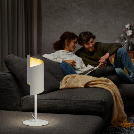 LEDVANCE Smart+ WiFi WiFi Decor Twist Tischleuchte in Weiß-Gold