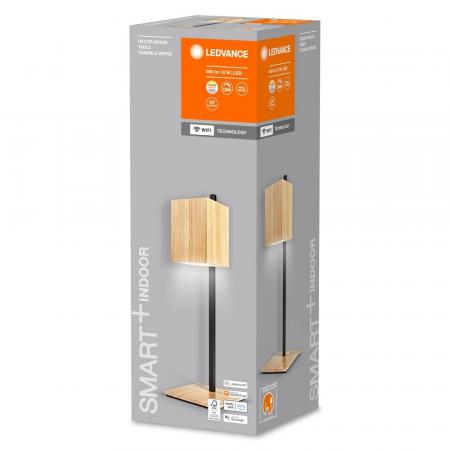 LEDVANCE WiFi Smart+ WiFi Decor Wood Tischleuchte aus Holz