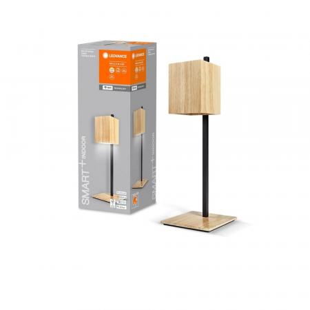 LEDVANCE WiFi Smart+ WiFi Decor Wood Tischleuchte aus Holz