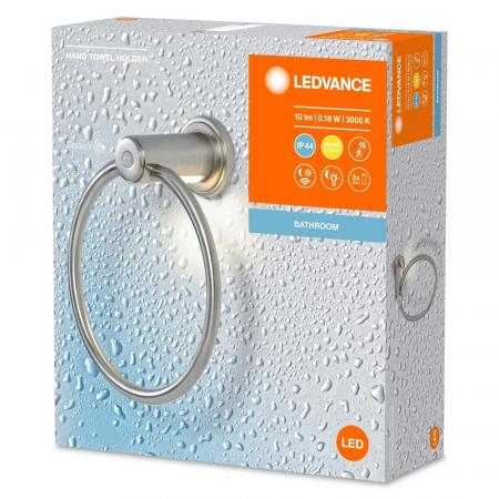 LEDVANCE BATHROOM Handtuchhalter inkl. Nachtlicht Bewegungs- und Tageslichtsensor Inklusive Batterien
