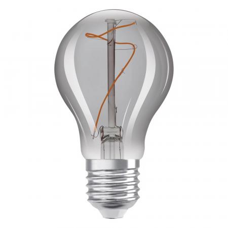 OSRAM LED VINTAGE E27 Glühlampe Edison SMOKE 3,4W wie 10W extra warmweißes gemütliches Licht