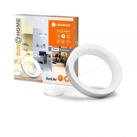 LEDVANCE SUN@HOME Circular LED-Hängeleuchte Silber Ø 45