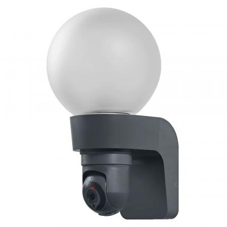 LEDVANCE Smart+ WiFi Globe Camera Track & Trace mit Sensor, Freisprecheinrichtung, Alarm-Funktion