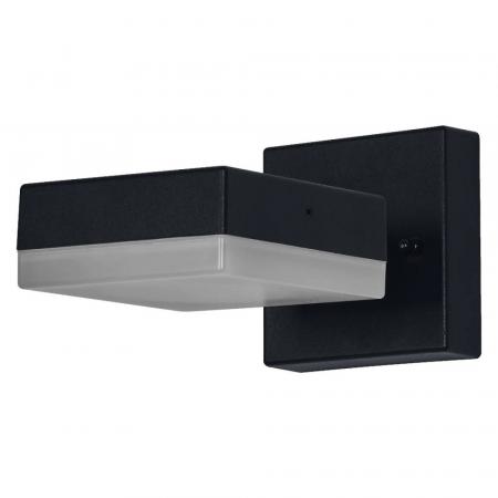 Aktion: Nur noch angezeigter Bestand verfügbar - LEDVANCE Wandleuchte Endura Classic Square Wall in Schwarz aus Aluminium dreh und schwenkbar