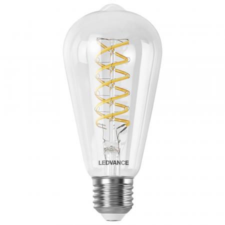 LEDVANCE E27 SMART+ WiFi LED Filament Edison Lampe klar dimmbar 8W wie 60W 2700-6500K Tunable White