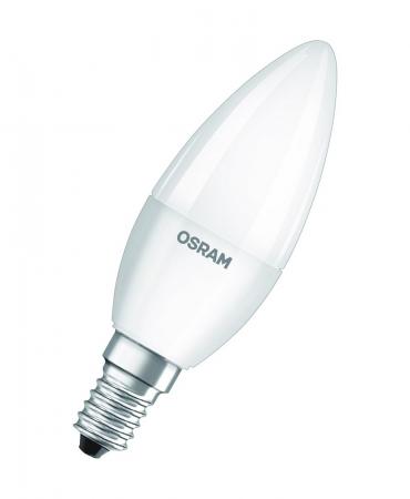 4er-PACK OSRAM E14 BASE Classic LED Leuchtmittel MATT 4,9W= 40W Neutralweißes Licht