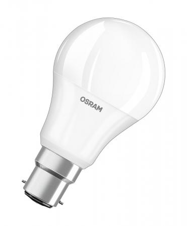 4er Pack OSRAM LED Lampe BASE B22d Bajonettsockel Glühbirne 8,5W wie 60W warmweißes Licht - mattiertes Glas