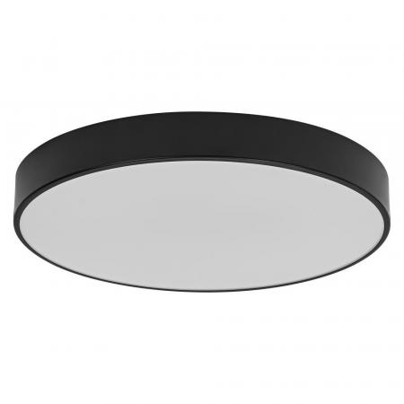 LEDVANCE Flache LED-Deckenleuchte Orbis Slim Moia 38cm 24W schwarz 20W Warmweißes Licht