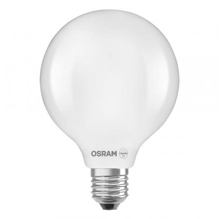 OSRAM E27 STAR Globe 95 besonders effiziente LED Kugellampe Frosted 5W wie 75W 2700K warmweißes Licht