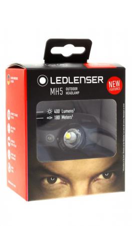 Ledlenser 502147 MH5 Outdoor Sport Stirnlampe schwarz/grau