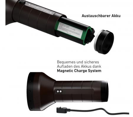 High End P18R Signature LED Taschenlampe überragende Helligkeit Ledlenser 502191