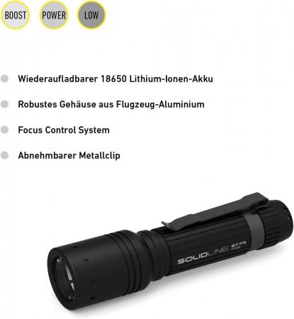 Ledlenser 502214 SOLIDLINE LED Taschenlampe ST7R