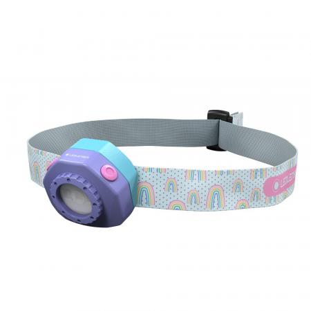 Kinder Stirnlampe Kidled4R lila Ledlenser 502536