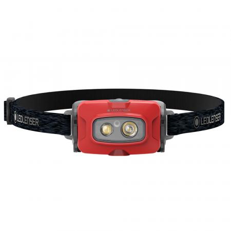 Ledlenser502792 HF4R Core rot LED Stirnlampe Akku schwenkbarer Kopf